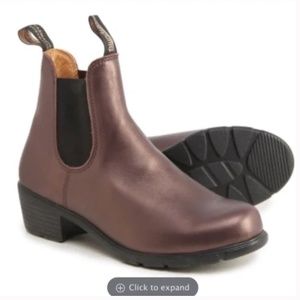 Blundstone Heeled Chelsea Boot Metallic Bronze